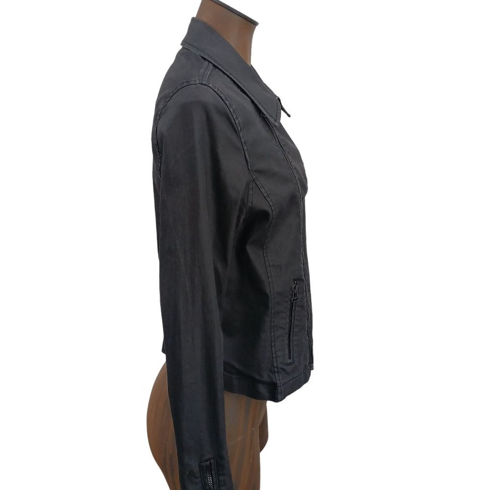 BANANA REPUBLIC LIGHTWEIGHTS BLACK JACKET SIZE MEDIUM - Picture 4 of 16